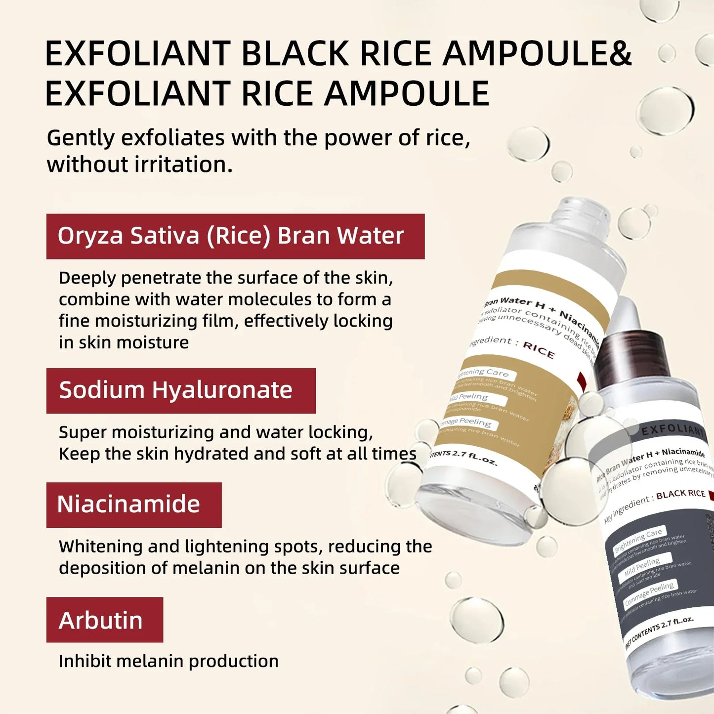 Dr.Melaxin Peel Shot Glow Black Rice Peeling Ampoule Soft Exfoliating Scrub Dead Skin Care Korean Skincare